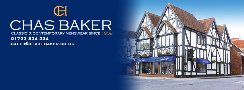 Spring 2026 window display at Chas Baker